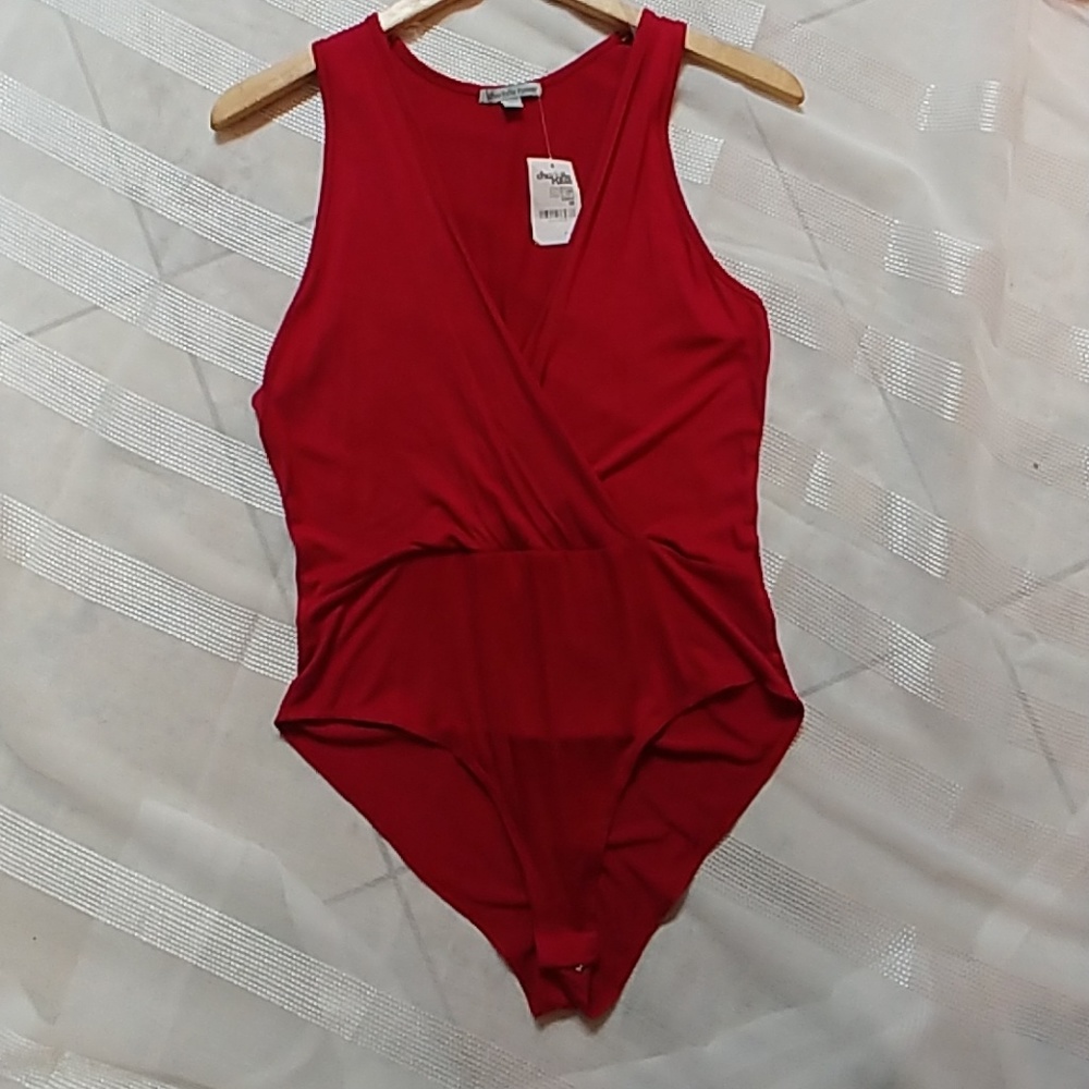 Red body suit